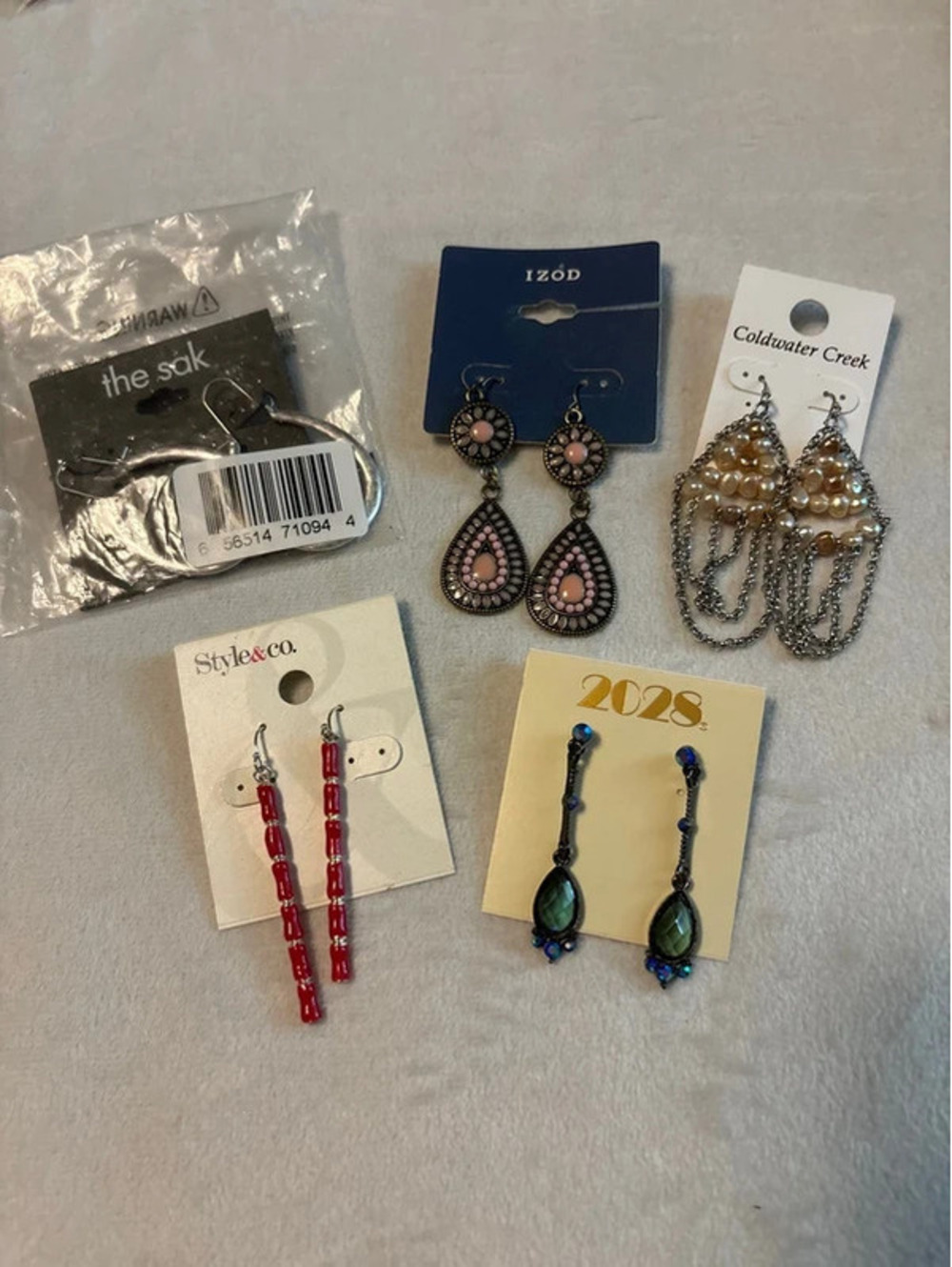 Lot of New in package Dangle Earrings